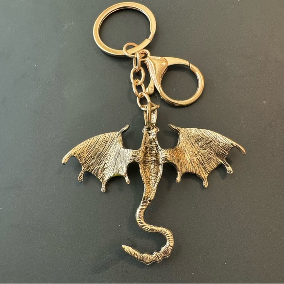 NWT Dragon Jeweled Keychain - Picture 3 of 11